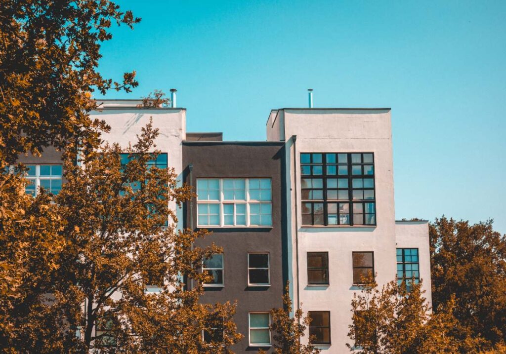 Un logement près des arbres
