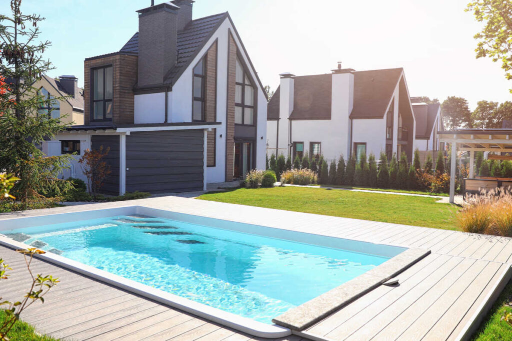 Villa moderne avec piscine tendance