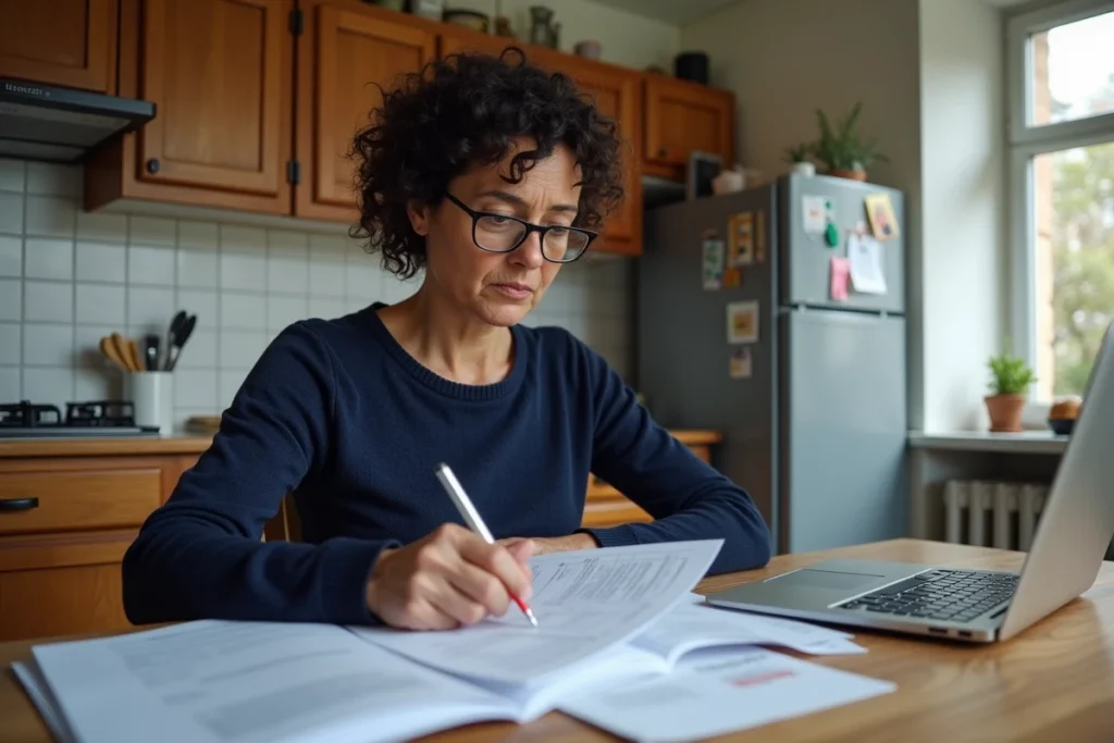 Propriétaire étudiant les aides financières pour la rénovation énergétique de son logement