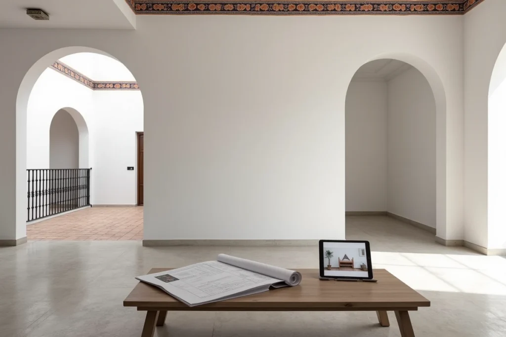 Appartement rénové à Marrakech prêt à la vente avec finitions traditionnelles et modernes